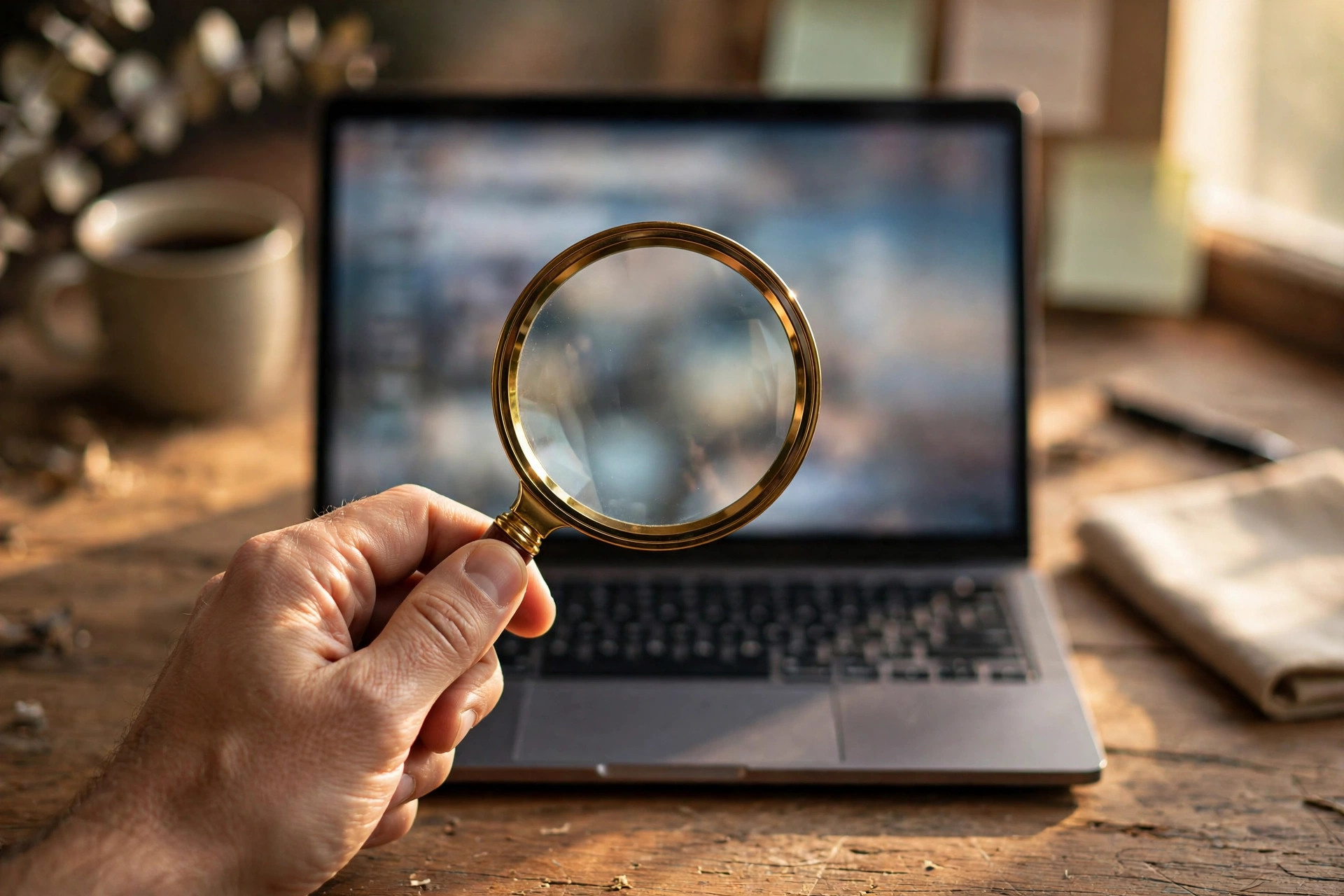 Marketer optimising website content for AI search citations